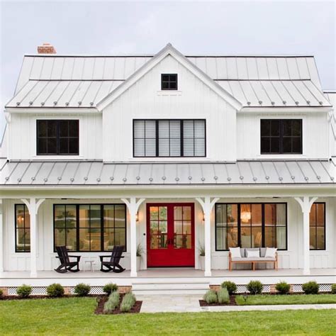 farm houses with metal roofs|rustic farmhouse exterior ideas.